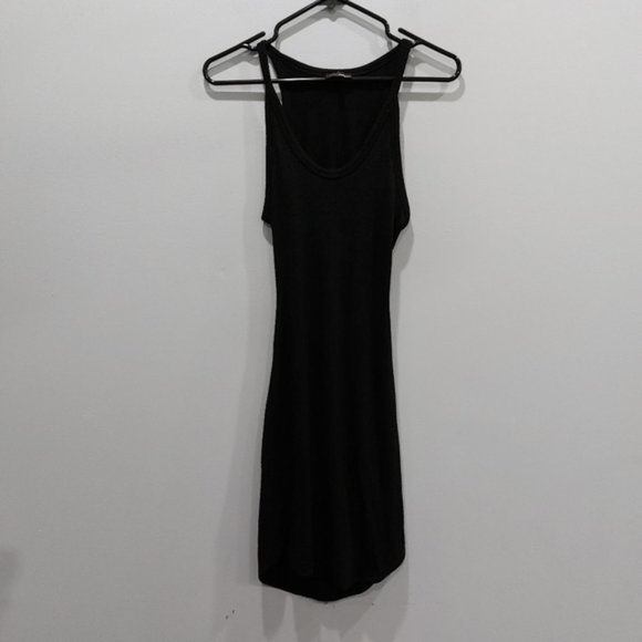 ARITZIA Wilfred Free Yasmin Black Bodycon Cut-out Tank Dress Size XXS - Picture 1 of 9